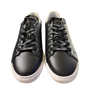 Calvin Klein Black Logo Sneakers · Size 10 Women’s